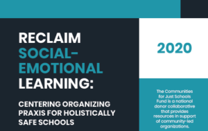 Report Cover: Reclaim Social Emotional Learning